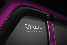 Дефлекторы Vinguru для окон Renault Sandero Stepway 2009-2013